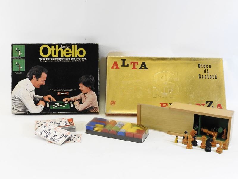 Lotto di Giochi da Tavolo e Curiosità