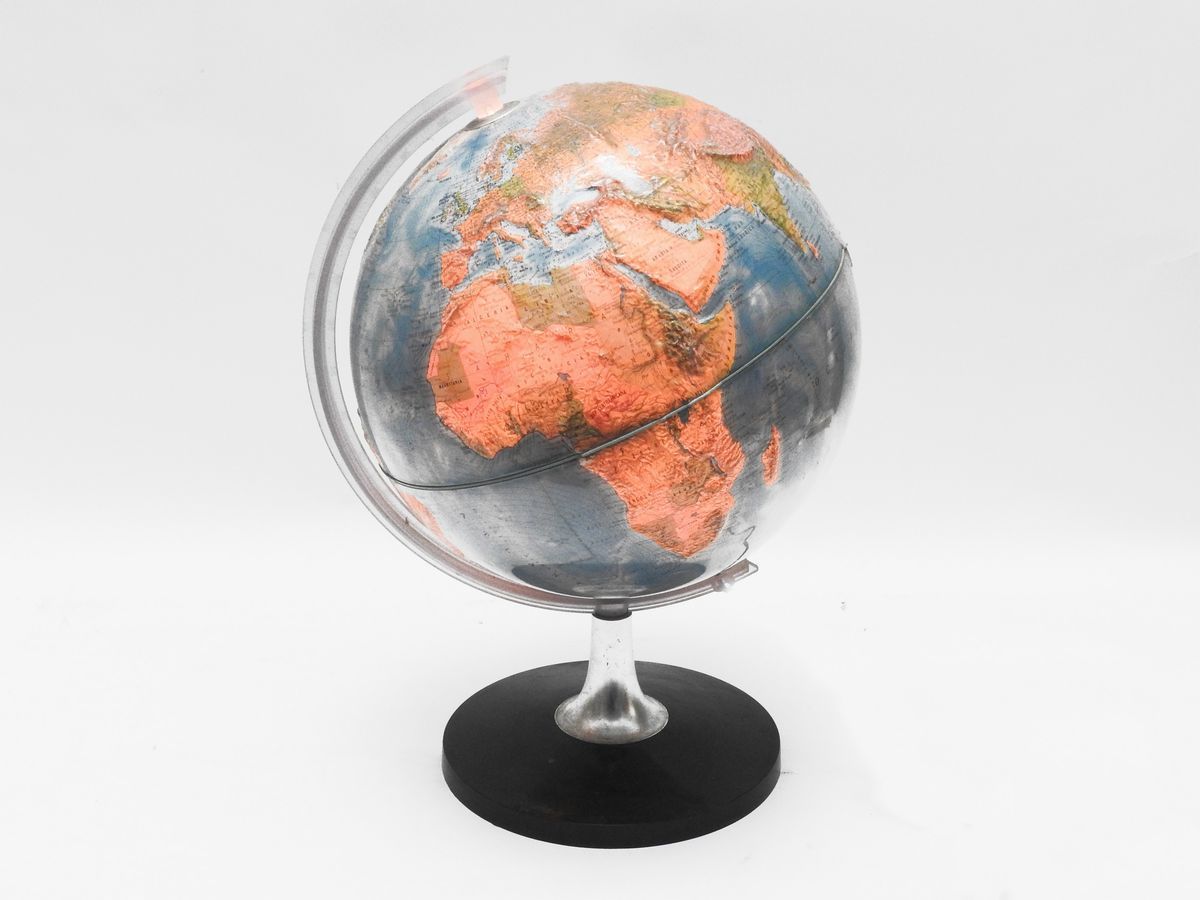 Mappamondo Luminoso in Materiale Plastico
