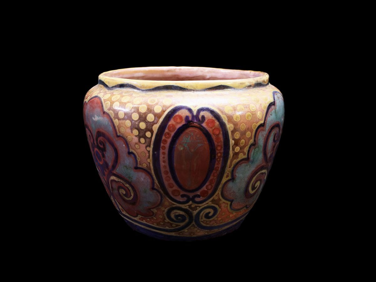Galileo Chini - Vaso in Maiolica Policroma a Lustro, 1906-1911