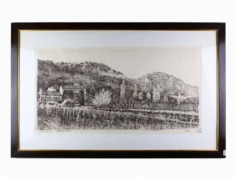 Giovanni Barbisan - Paesaggio 1971
