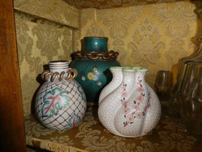 Tre Vasi in Ceramica Deruta