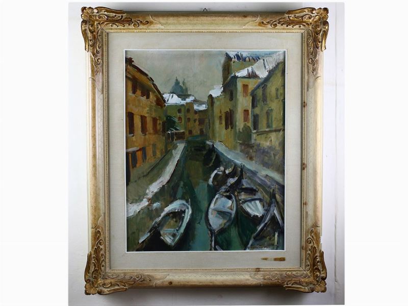 Marco Novati - Veduta di Canale a Chioggia
