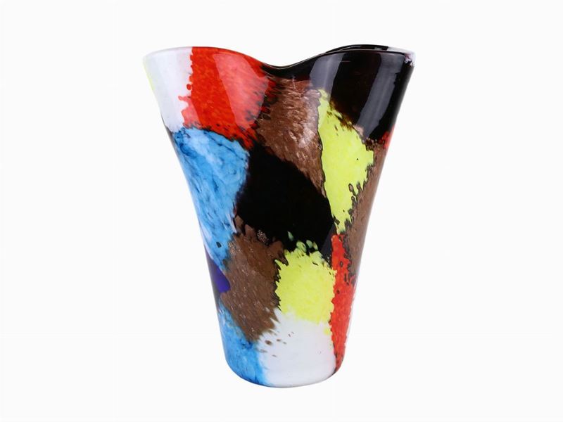 Vaso in Vetro Dino Martens della Serie Oriente