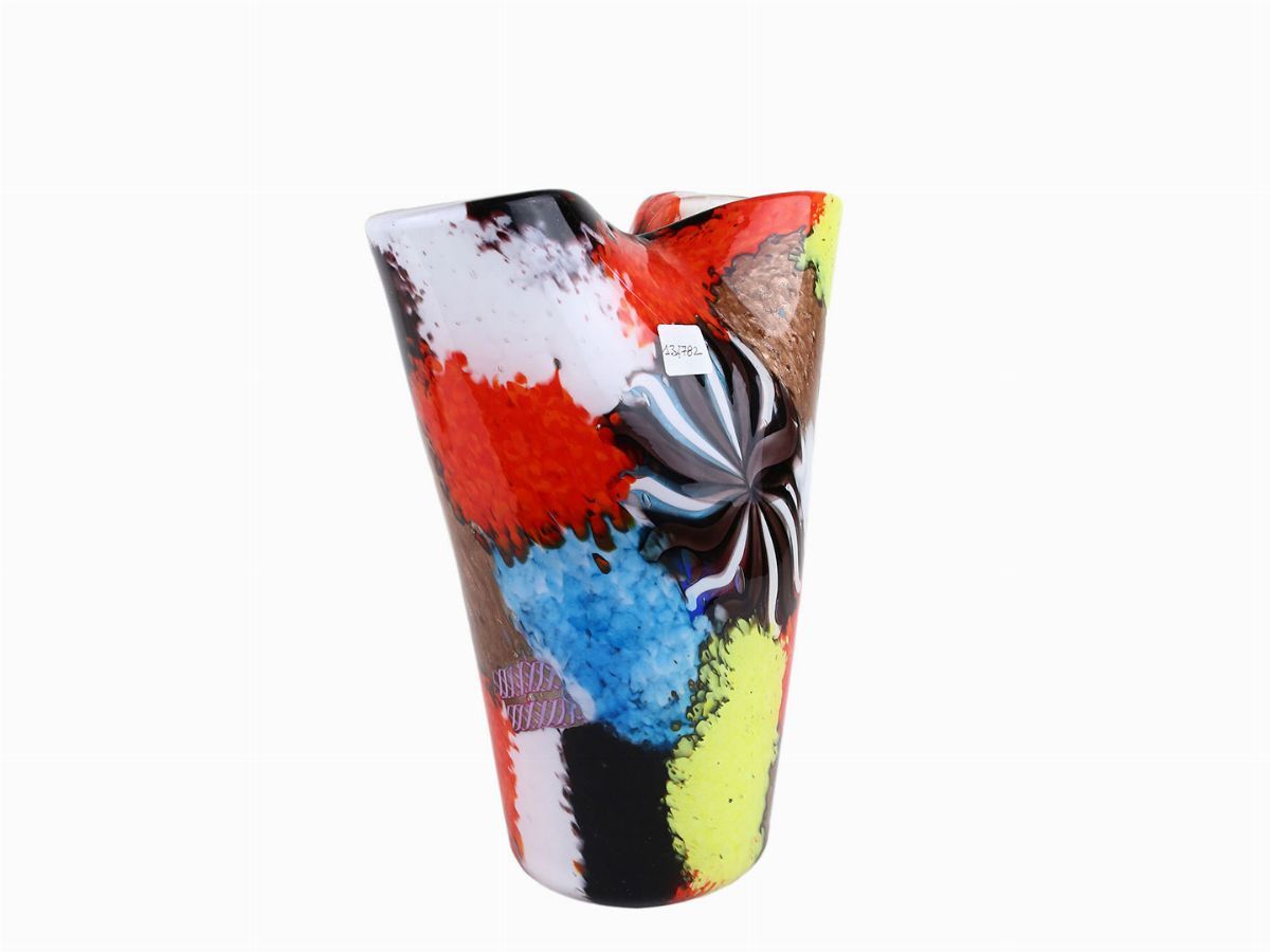 Vaso in Vetro Dino Martens della Serie Oriente
