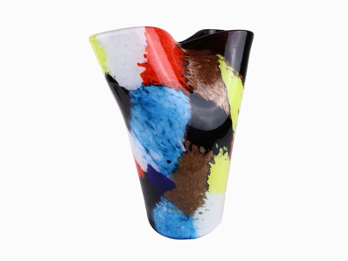 Vaso in Vetro Dino Martens della Serie Oriente