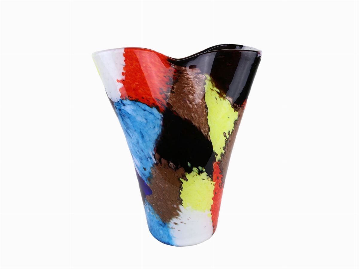 Vaso in Vetro Dino Martens della Serie Oriente