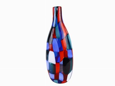 Vaso Venini della Serie Pezzati, Denominato Parigi