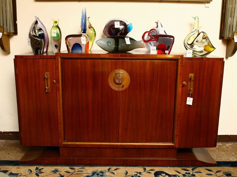 Credenza Impiallacciata in Palissandro