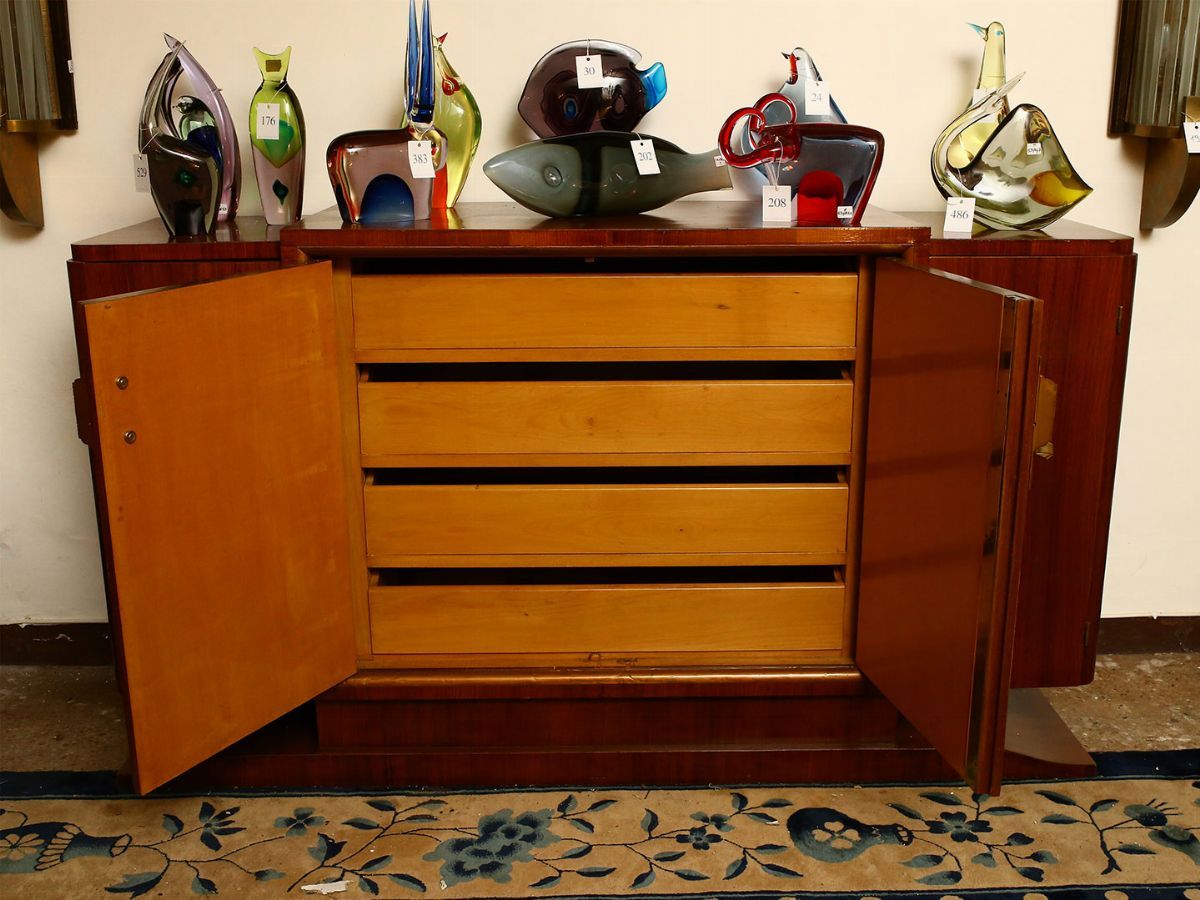Credenza Impiallacciata in Palissandro
