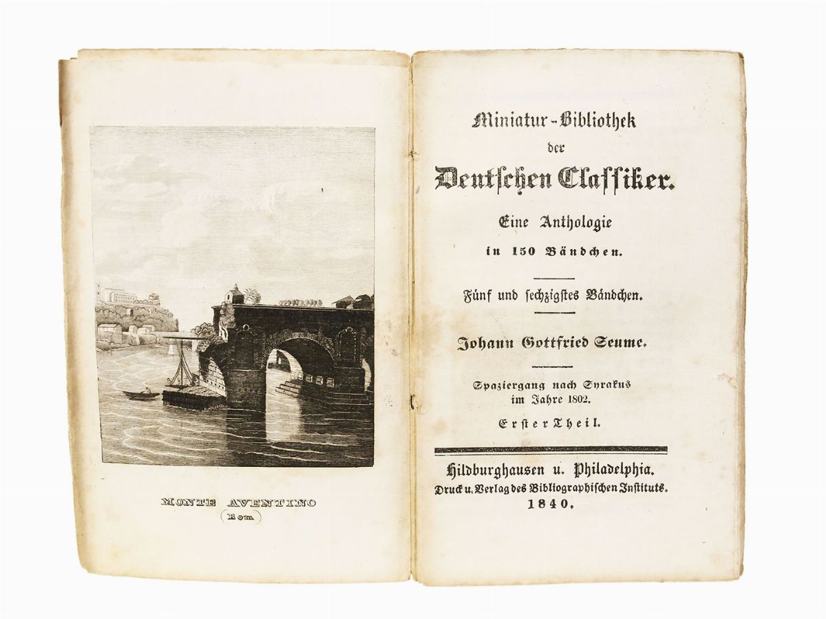 Johann Gottfried Seume - Spaziergang Nach Syrakus Im Jahre 1802