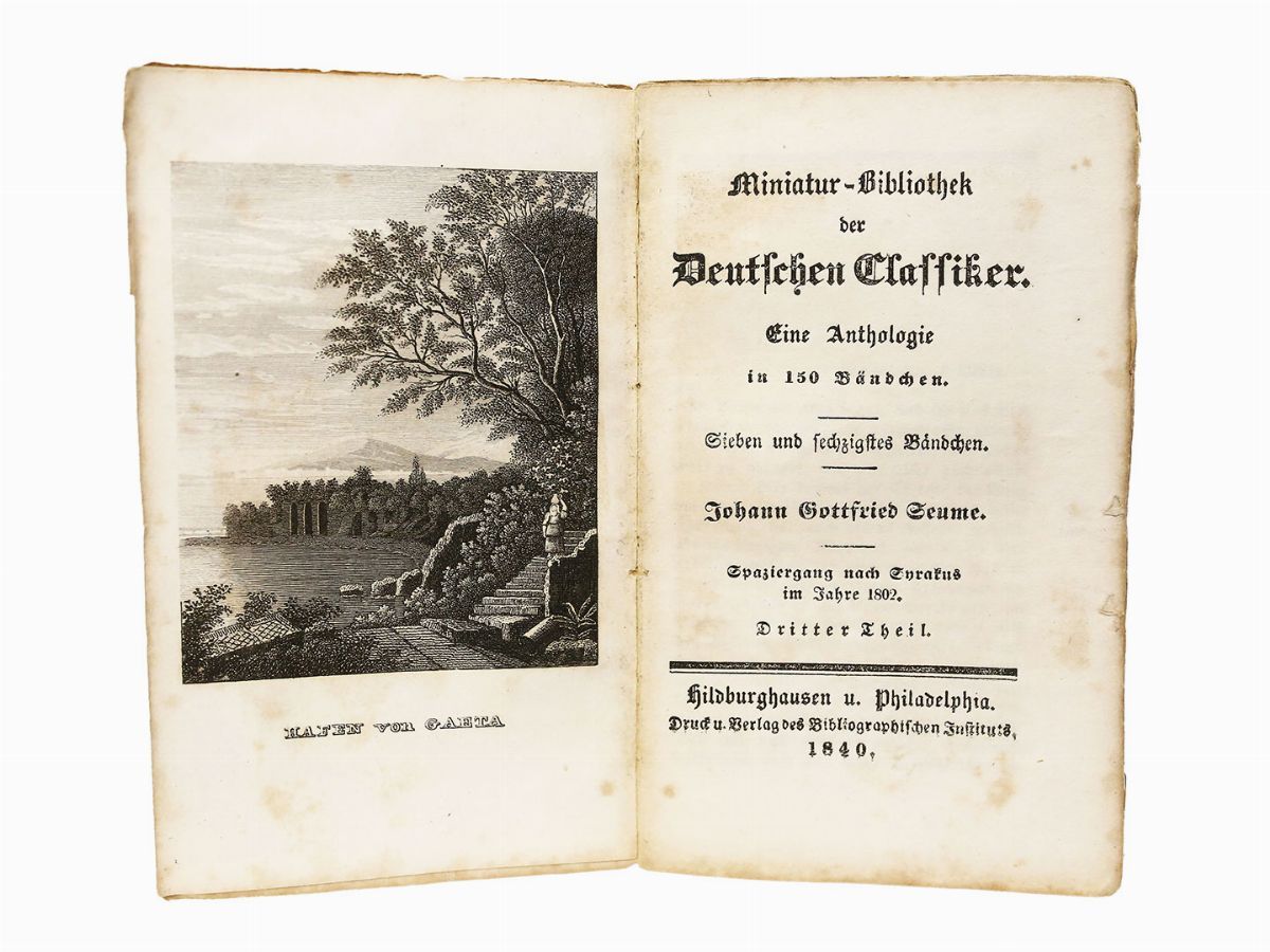 Johann Gottfried Seume - Spaziergang Nach Syrakus Im Jahre 1802