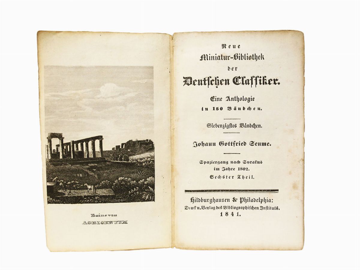 Johann Gottfried Seume - Spaziergang Nach Syrakus Im Jahre 1802