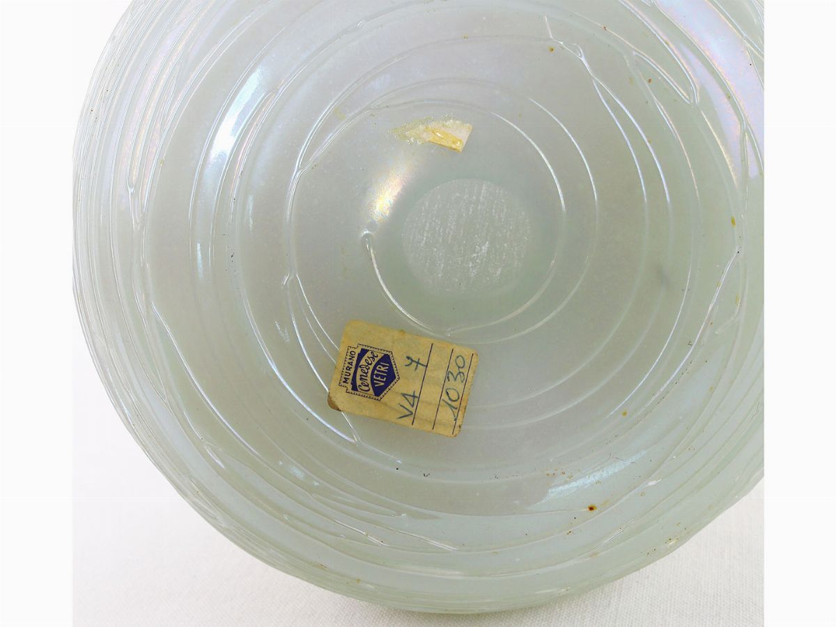 Vaso in Vetro Grigio Perla Tendente al Viola, Cenedese