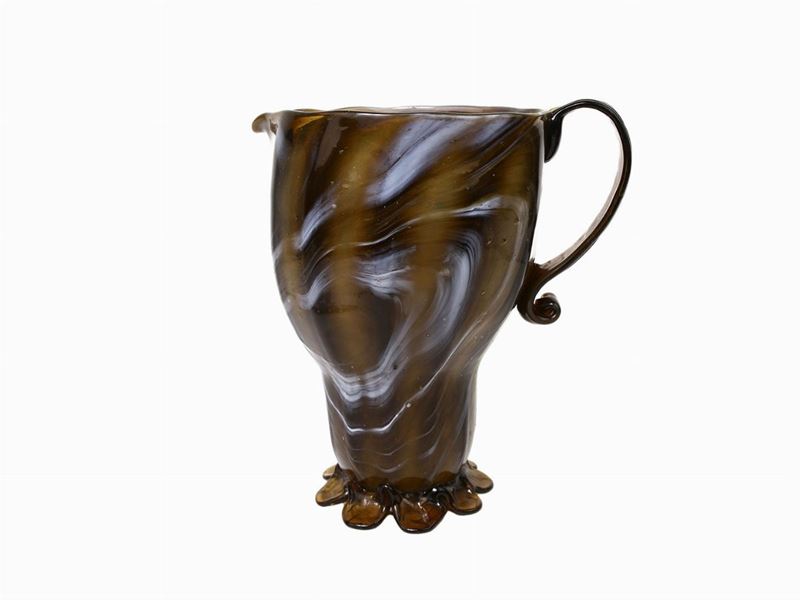 Caraffa in Vetro Tipo Calcedonio