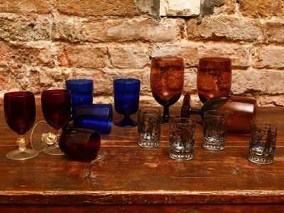 Trenta Calici Fantasia da Aperitivo in Vetro Soffiato o Cristallo