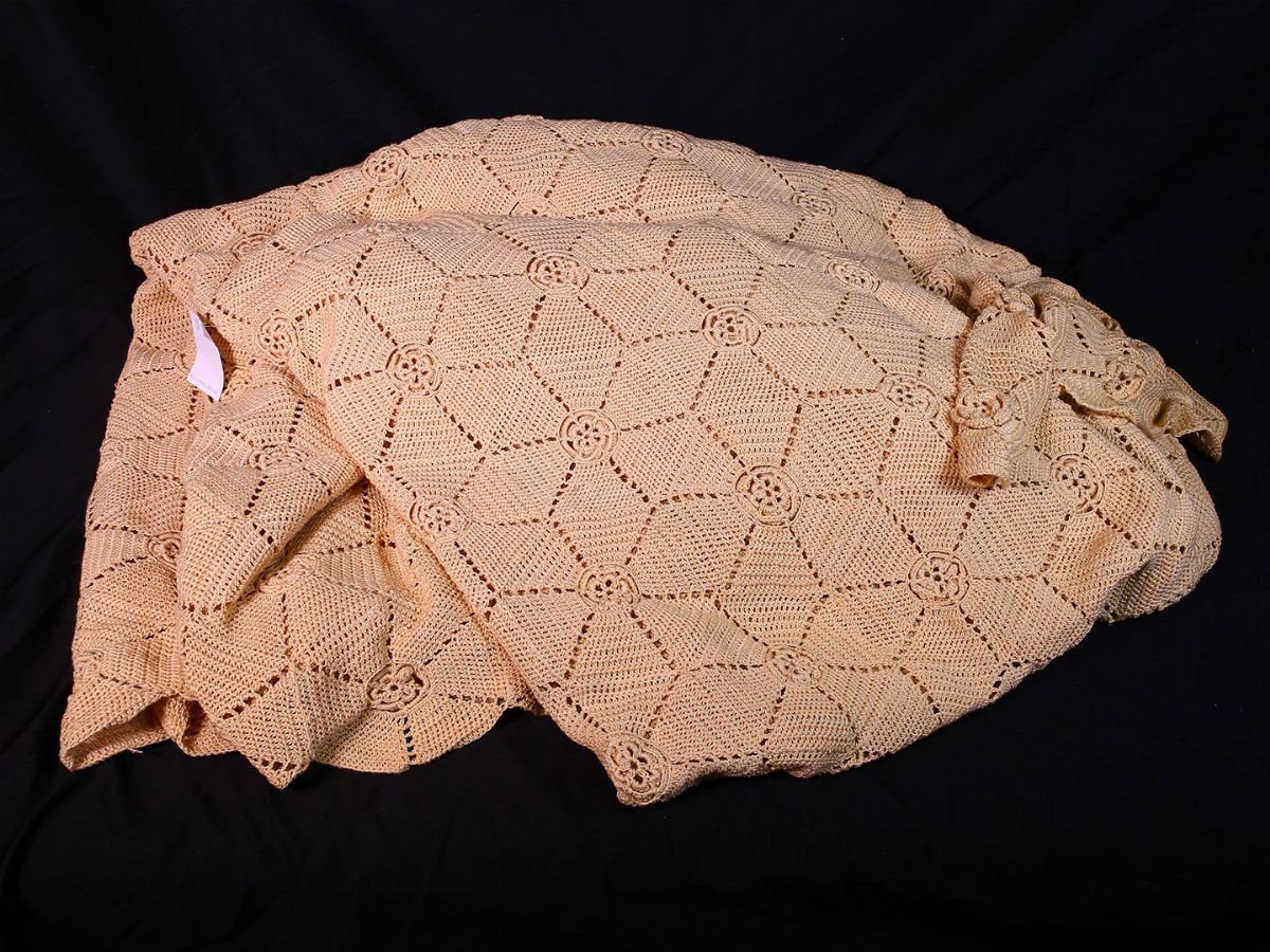 Copriletto Matrimoniale in Cotone Ecrù