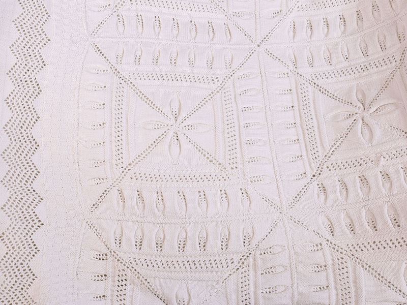 Copriletto Singolo in Cotone Bianco