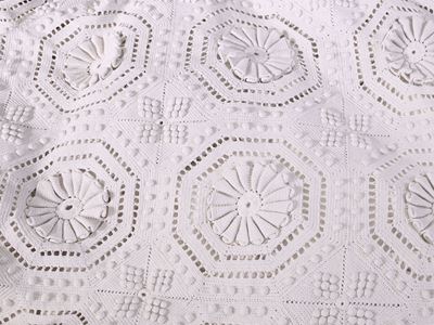 Copriletto in Cotone Bianco