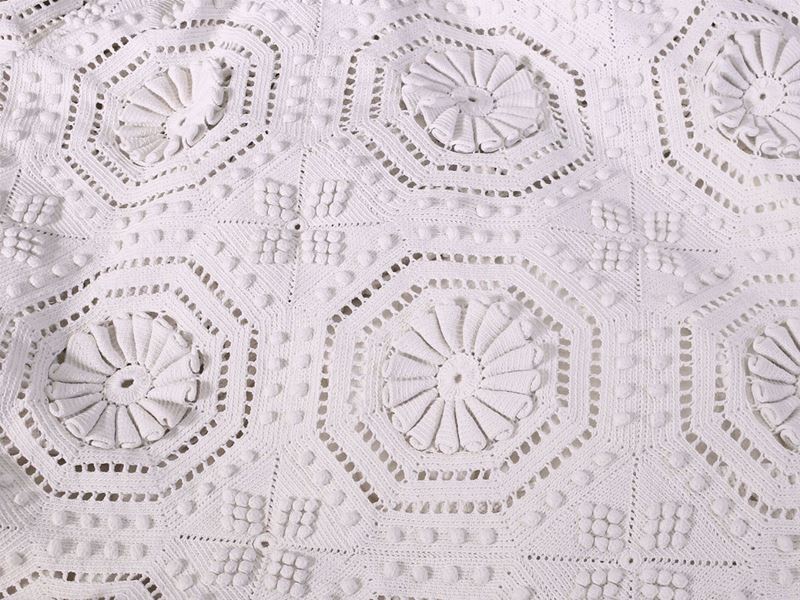 Copriletto in Cotone Bianco