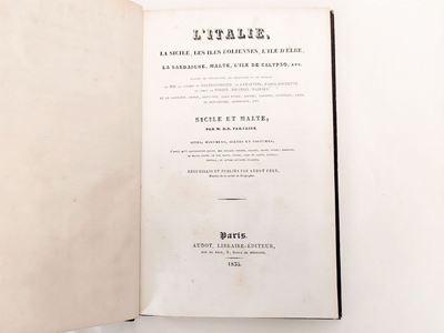 L' Italie, la Sicile, Les Iles Eoliennes, L'ile D'elbe, la Sardaigne, Malte, L'ile De Calypso, Et...