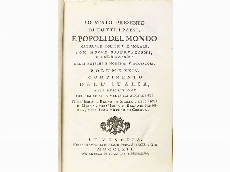 Thomas Salmon - Lo Stato Presente di Tutti i Paesi e Popoli del Mondo ...