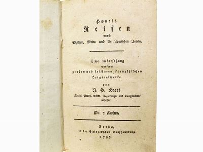Houels Reisen Durch Sizilien, Malta Und Die Liparischen Inseln ...