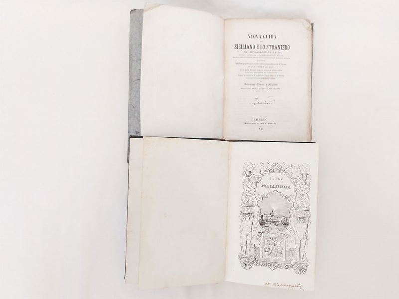 Lotto di Due Guide D'epoca: Palermo e Sicilia