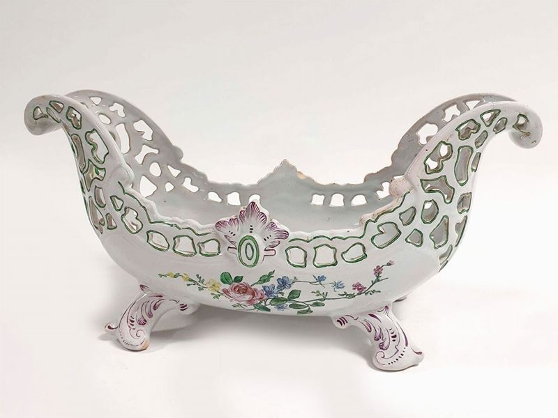 Navicella in Maiolica