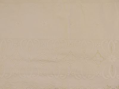 Parure Matrimoniale in Lino Bianco
