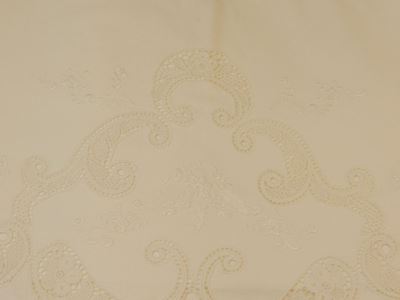 Parure Matrimoniale in Lino Avorio