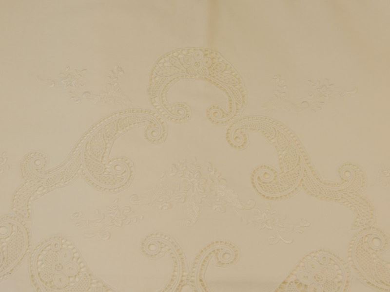 Parure Matrimoniale in Lino Avorio