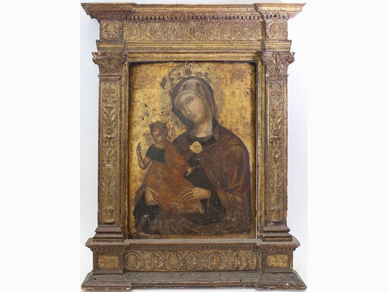 Scuola Veneto-cretese - Icona della Madonna della Consolazione