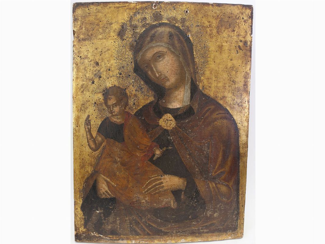 Scuola Veneto-cretese - Icona della Madonna della Consolazione