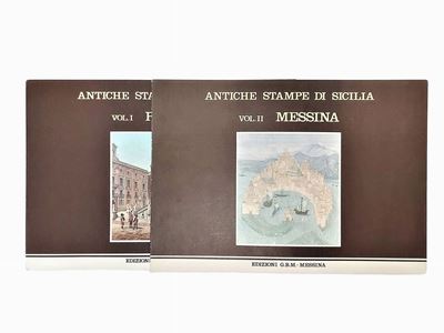 Antiche Stampe di Sicilia: Palermo - Messina