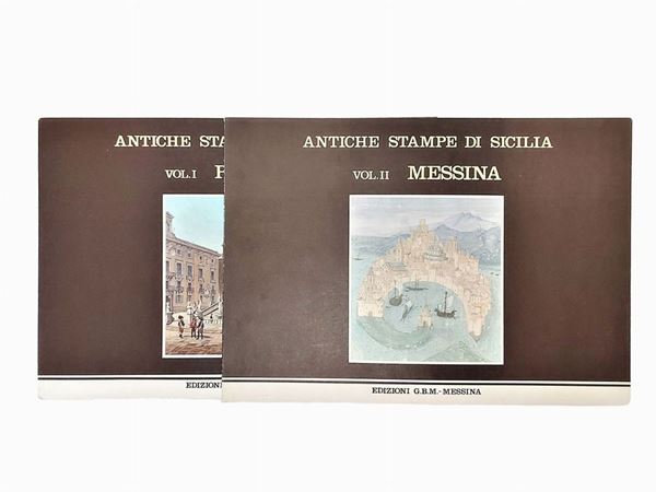 Antiche stampe di Sicilia: Palermo - Messina