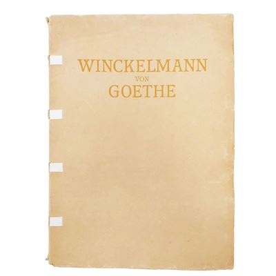 Winckelmann Von Goethe