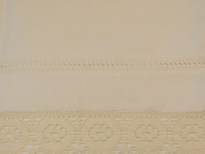 Parure Matrimoniale in Lino Avorio