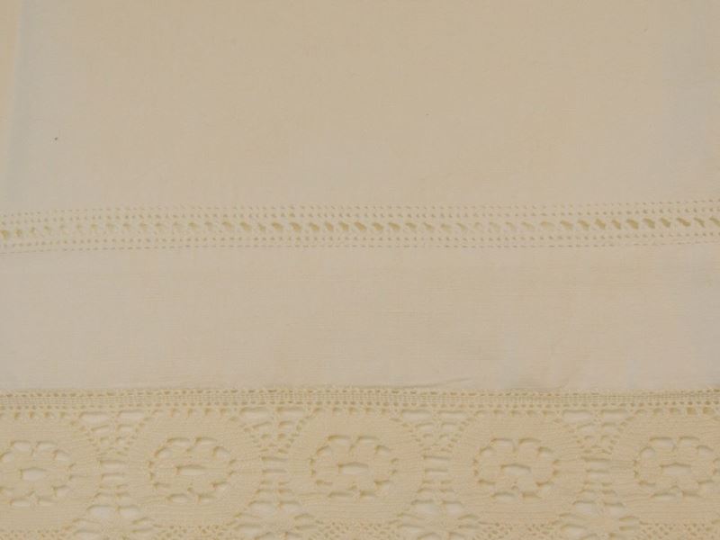 Parure Matrimoniale in Lino Avorio