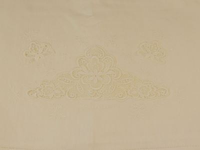 Parure Matrimoniale in Lino Avorio