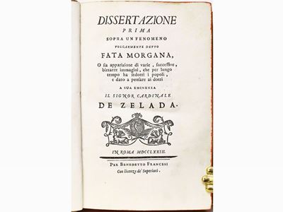 Dissertazioni Sopra Diversi Fatti Meno Ovvj della Storia Naturale