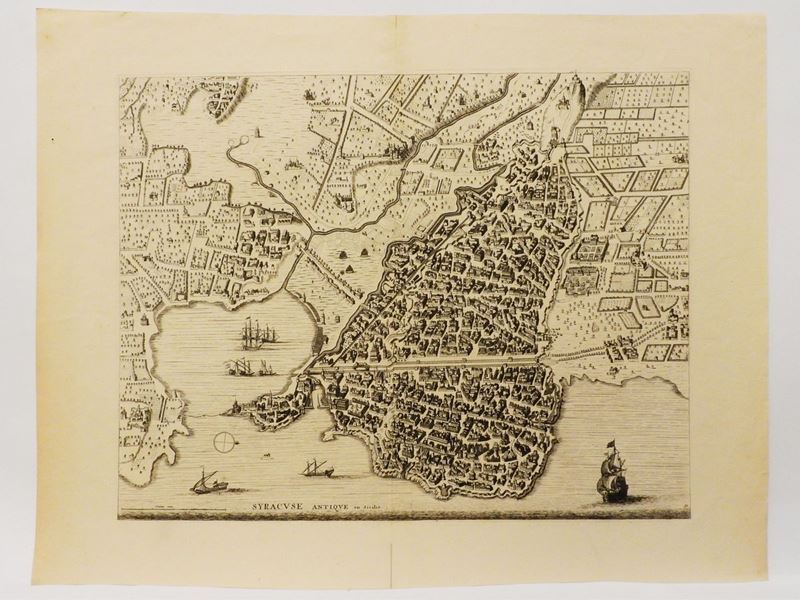 Joan Blaeu - Syracuse Antique En Sicilie