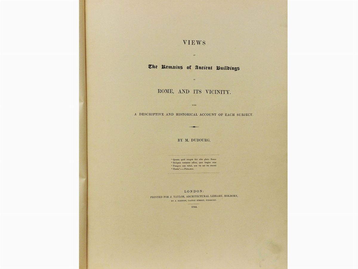 Matthew Dubourg - Views Of The Remains Of Ancient Buildings in Rome, And Its Vicinity ...