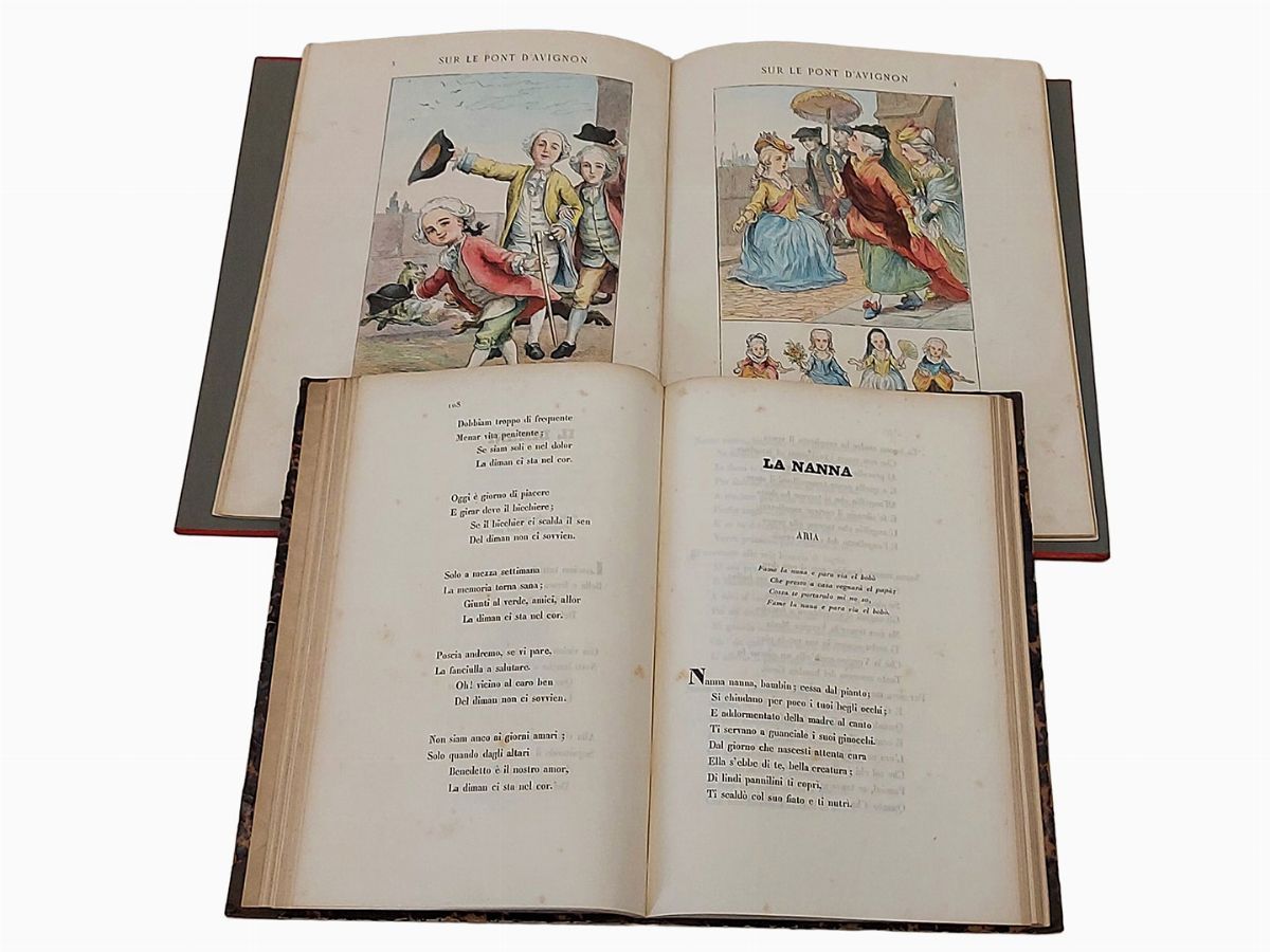 Lotto di Due Libri D'epoca di Musica