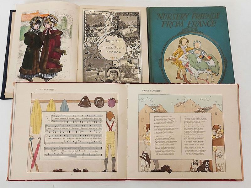 Lotto di Tre Libri D'epoca per Bambini