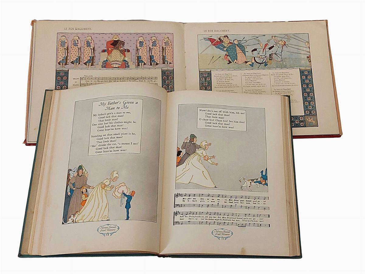 Lotto di Tre Libri D'epoca per Bambini