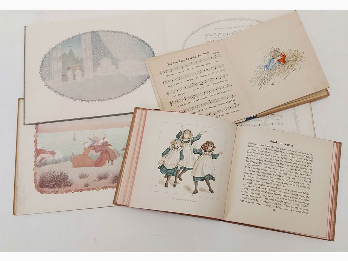 Lotto di Quattro Libri D'epoca per Bambini