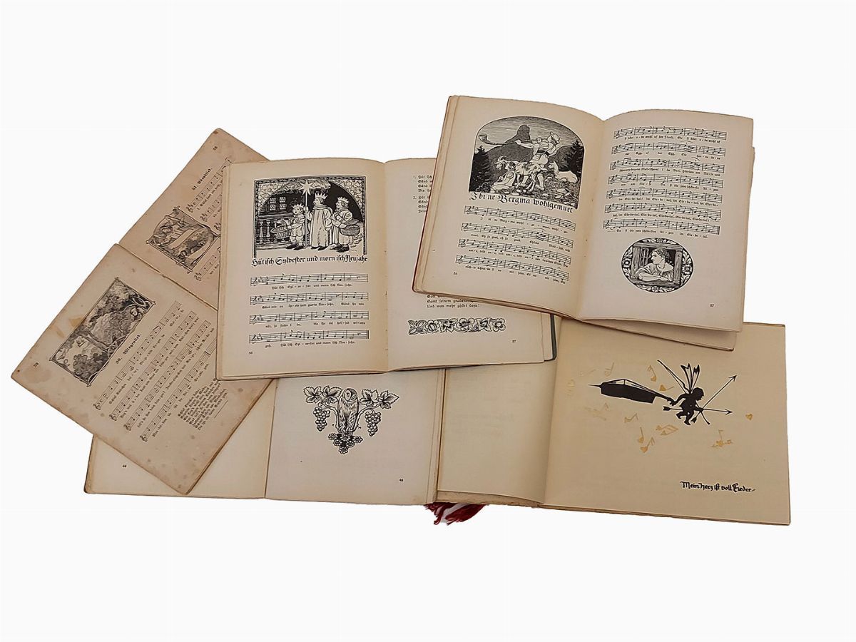 Lotto di Plaquette D'epoca di Musica