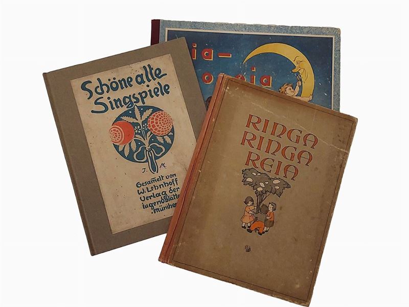 Lotto di Tre Libri D'epoca per Bambini