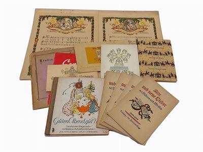 Lotto di Plaquette D'epoca di Musica