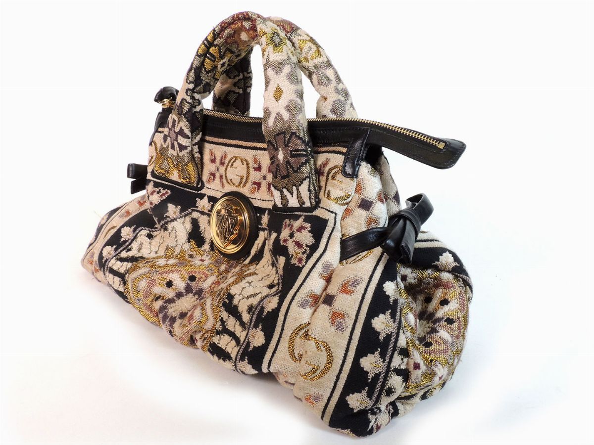 Borsa a Mano in Tessuto Hysteria Tapestry, Gucci